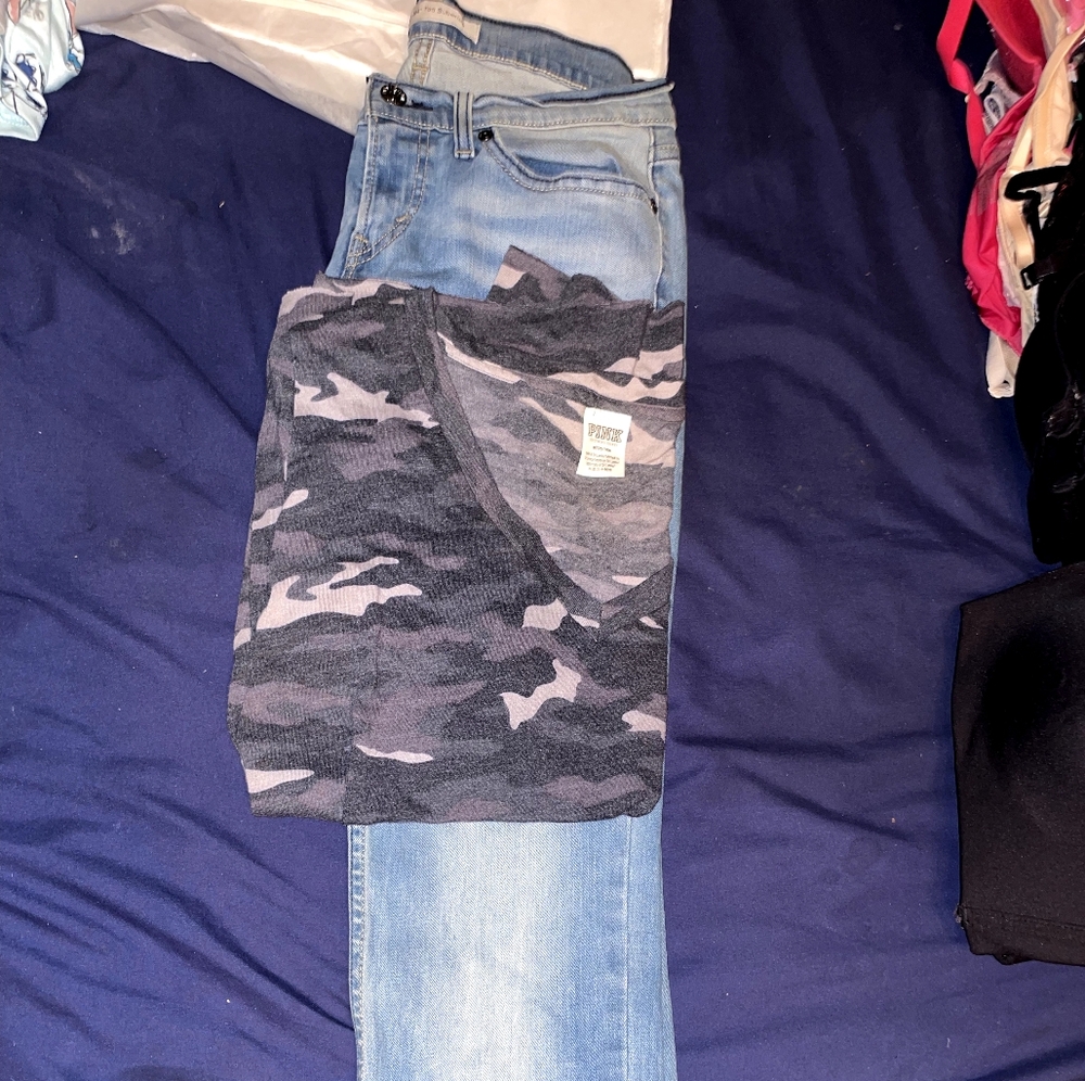 Pink Victoria secret shirt and